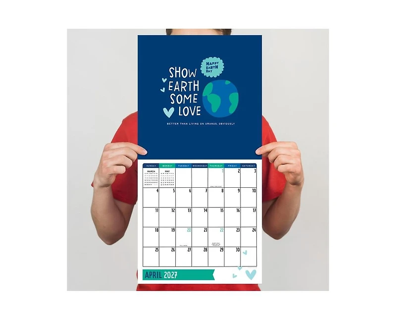 Tf Publishing Paper Goods 2027 Amy Smyth Humor Wall Calendar