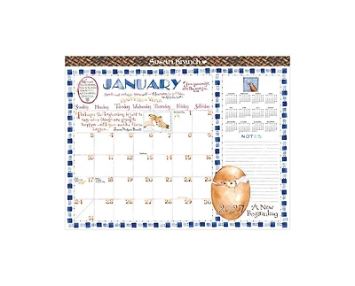 Tf Publishing Paper Goods 2027 Susan Branch Large Desk Pad Monthly Blotter Calendar