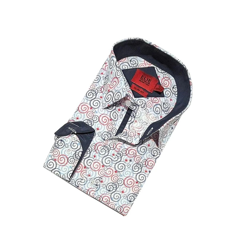 Elie Balleh Men's Slim Fit Button-Down Shirt
