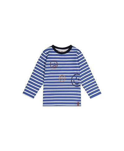 Deux par Little Boys 6- 12 Long Sleeve T-Shirt Stripes