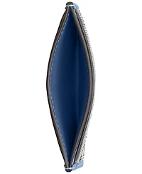Coach Essential Crystal Signature Cotton Denim Card Case