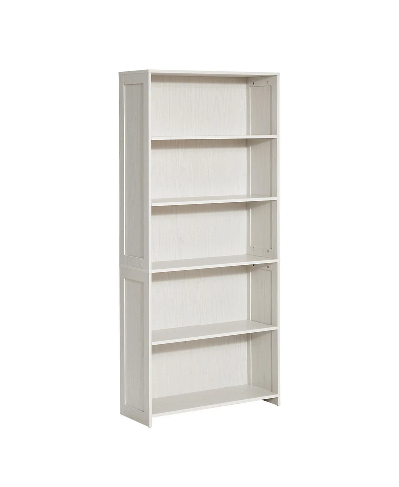 Flynama 68.3 Inch White 5-Tier Wide Anti-Tip Freestanding Open Bookshelf