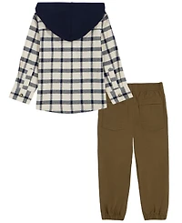 Kids Headquarters Toddler Boys' 2T-5T Long-Sleeve Hoodie and Pants, 2-Piece Set