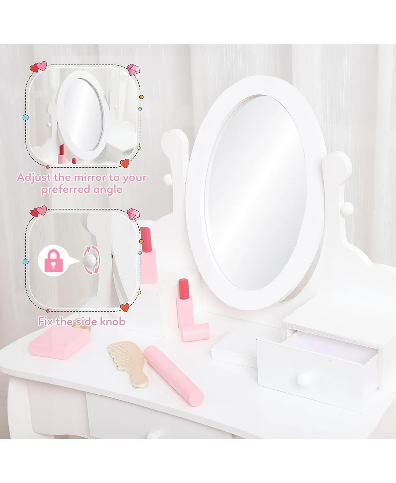 gaomon Girls Makeup Vanity Set