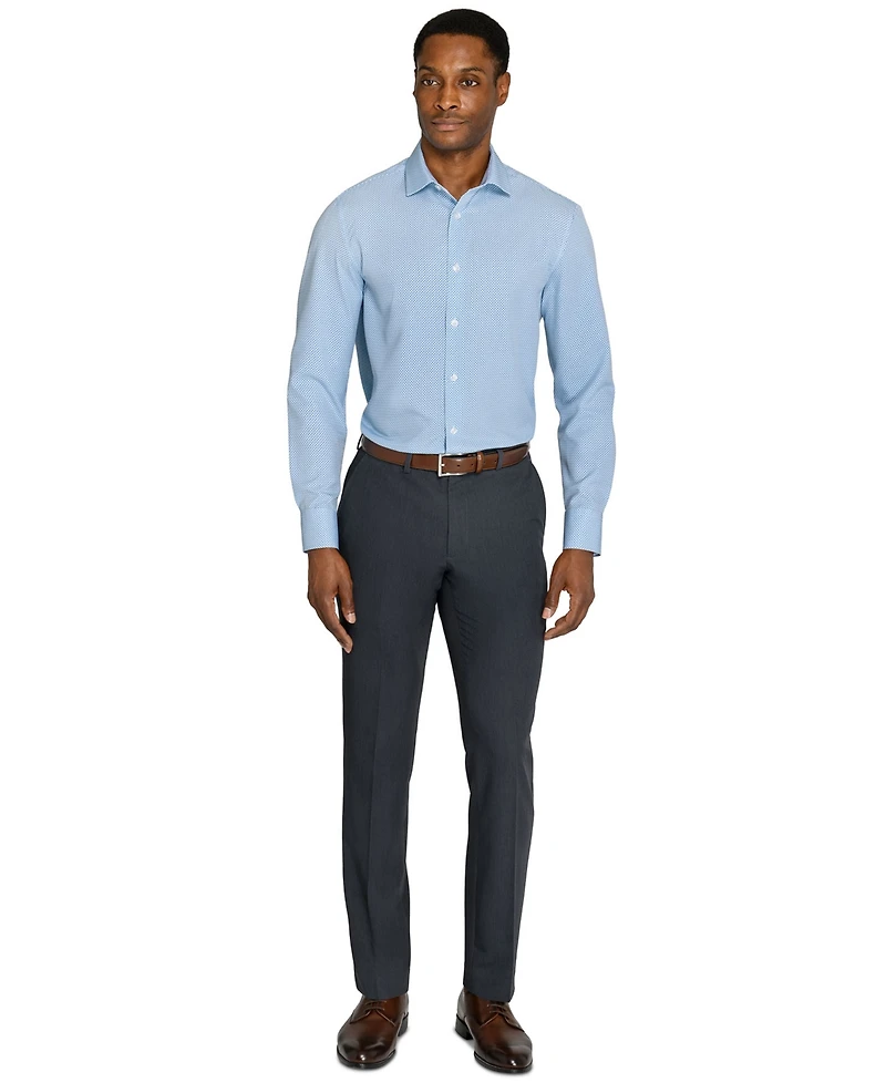 ConStruct Men's Slim-Fit Performance Stretch Comfort Dress Shirt