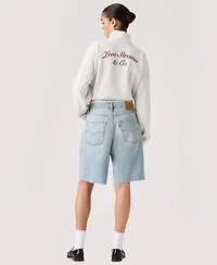 Levi's Women's Baggy Dad Mid-Rise Shorts