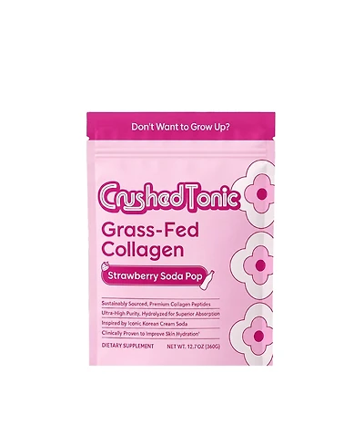 Crushed Tonic Strawberry Soda Pop Collagen Powder