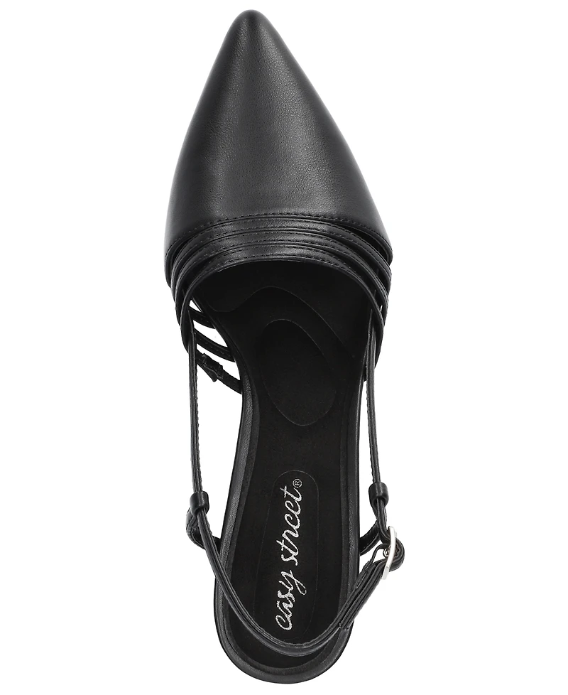 Easy Street Women's Aura Slingback Pumps