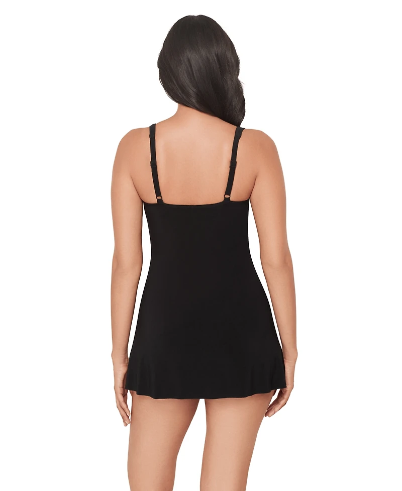 Miraclesuit Women's Rock Solid Orla Underwire Swim Cover-Up Dress