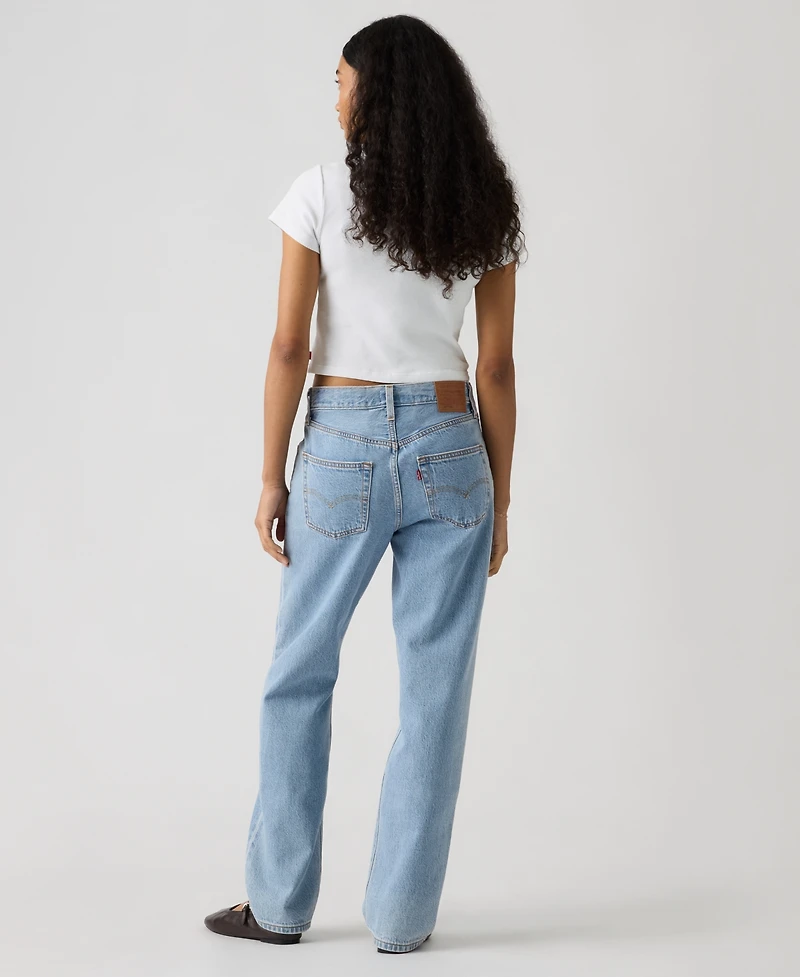 Levi's Premium Women's 501 90's Lightweight Mid-Rise Straight-Fit Jeans