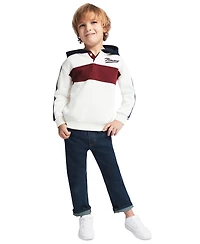 Tommy Hilfiger Toddler Boys' 2T-5T Hoodie and Denim Pants, 2-Piece Set