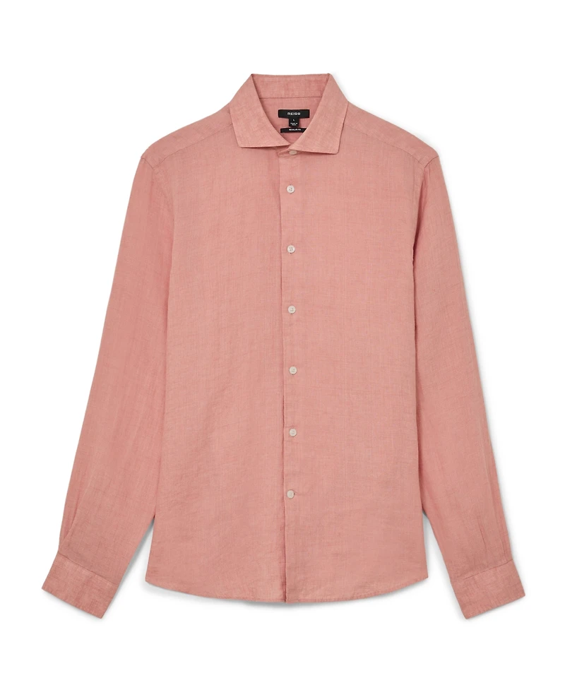 Reiss Men's Ruban Linen Shirt