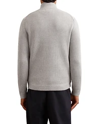 Reiss Men's Townsend Zip Through Funnel Quilted Jacket