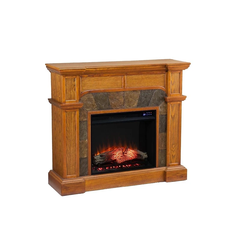 Augusta Home Cartwright Corner Convertible Electric Fireplace