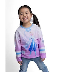 Frozen Toddler Girls Lilo and Stitch Queen Elsa Athletic Hockey Jersey