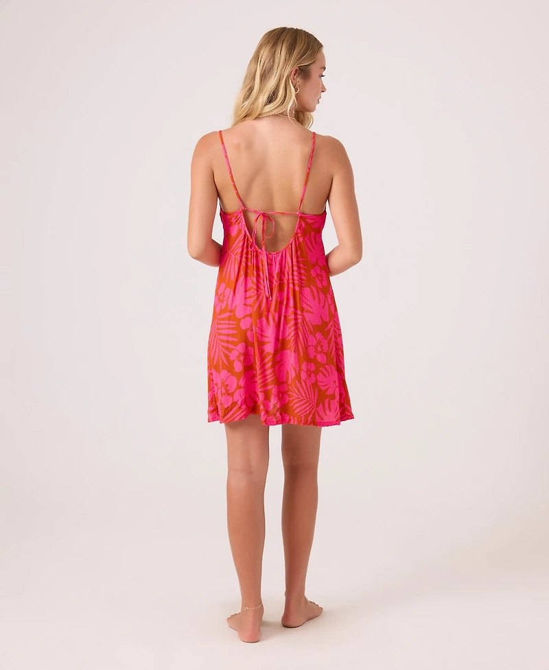 Roxy Women's Sun Chaser V-Neck Swim Cover-Up Dress