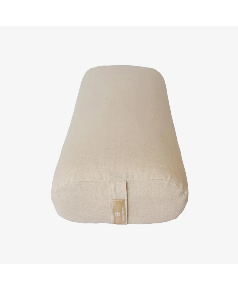 Hugger Kino Standard Yoga Bolster Natural Linen