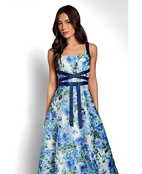 Coast Women's Floral Jacquard Midi Dress