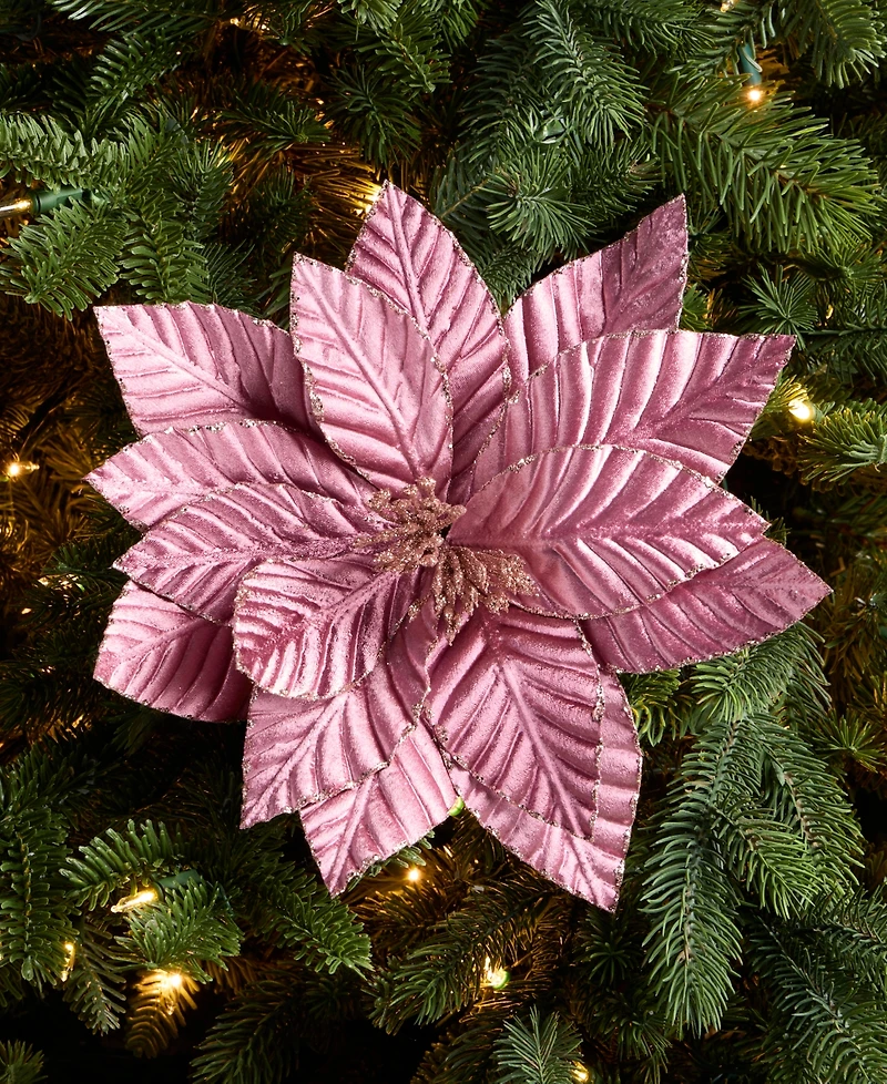 Holiday Lane Enchanted Forest Flower Pick Ornament, Macy's Exclusive