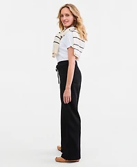 Style & Co Women's Knit High-Rise Wide-Leg Pull-On Jeans, Macy's Exclusive