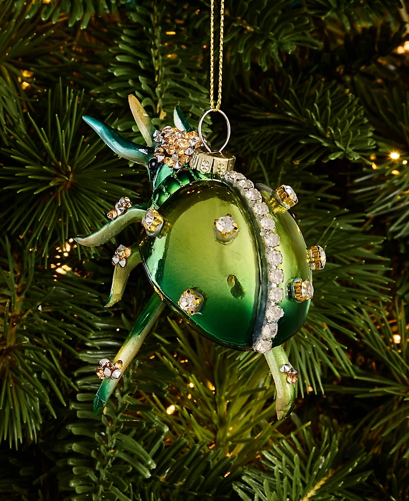 Holiday Lane Enchanted Forest Beetle Ornament, Macy's Exclusive