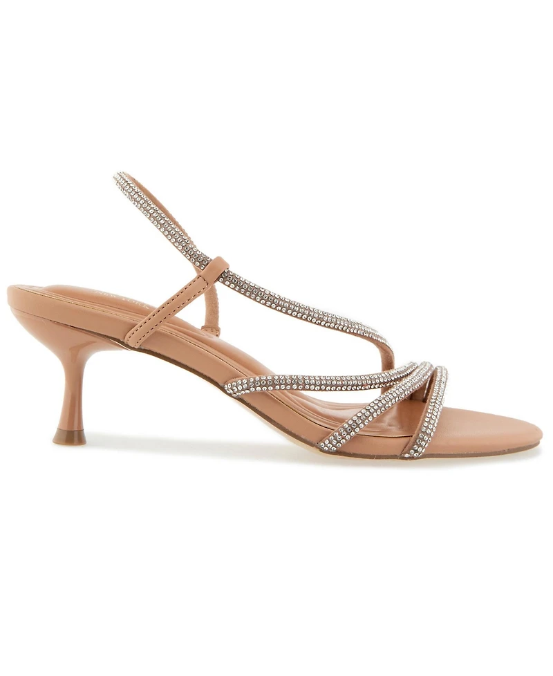 Christian Siriano Women's Lolin Rhinestone Evening Sandal
