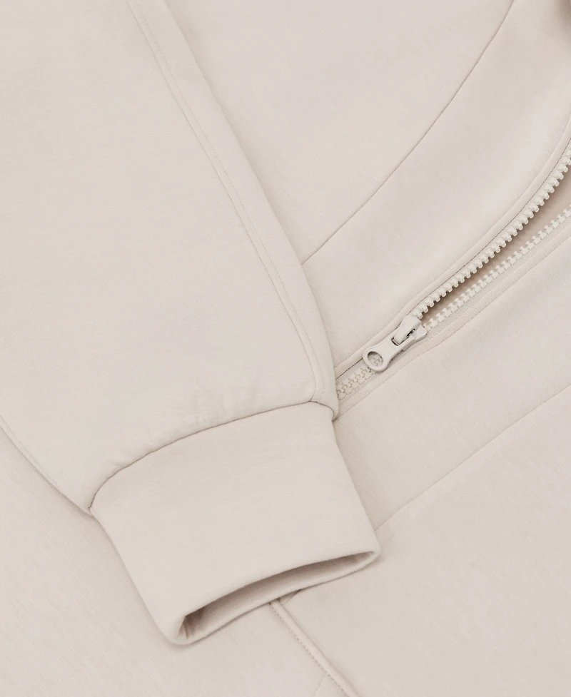 Reiss Women's Lockie Knit Hoodie