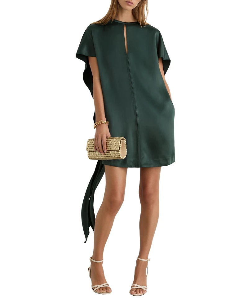 Reiss Women's Alice Cape Detail Mini Dress
