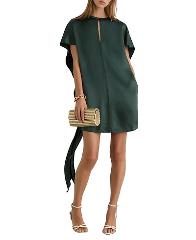Reiss Women's Alice Cape Detail Mini Dress