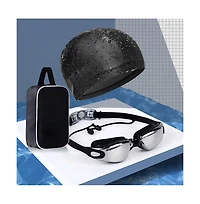 Cowin Swim Goggles Set Anti Fog No Leaking Uv Protection Wide View Hd Pc Mirror