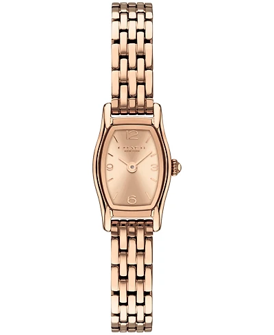 Coach Women's Greta Rose Gold Tone Stainless Steel Bracelet Watch 15.3mm