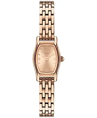 Coach Women's Greta Rose Gold Tone Stainless Steel Bracelet Watch 15.3mm