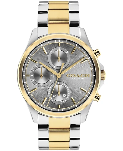Coach Men's Oliver Two-Tone Stainless Steel Bracelet Watch 41mm