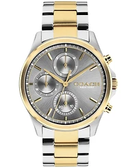 Coach Men's Oliver Two-Tone Stainless Steel Bracelet Watch 41mm