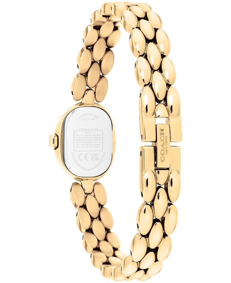 Coach Women's Sammy Gold-Tone Stainless Steel Bracelet Watch 18mm
