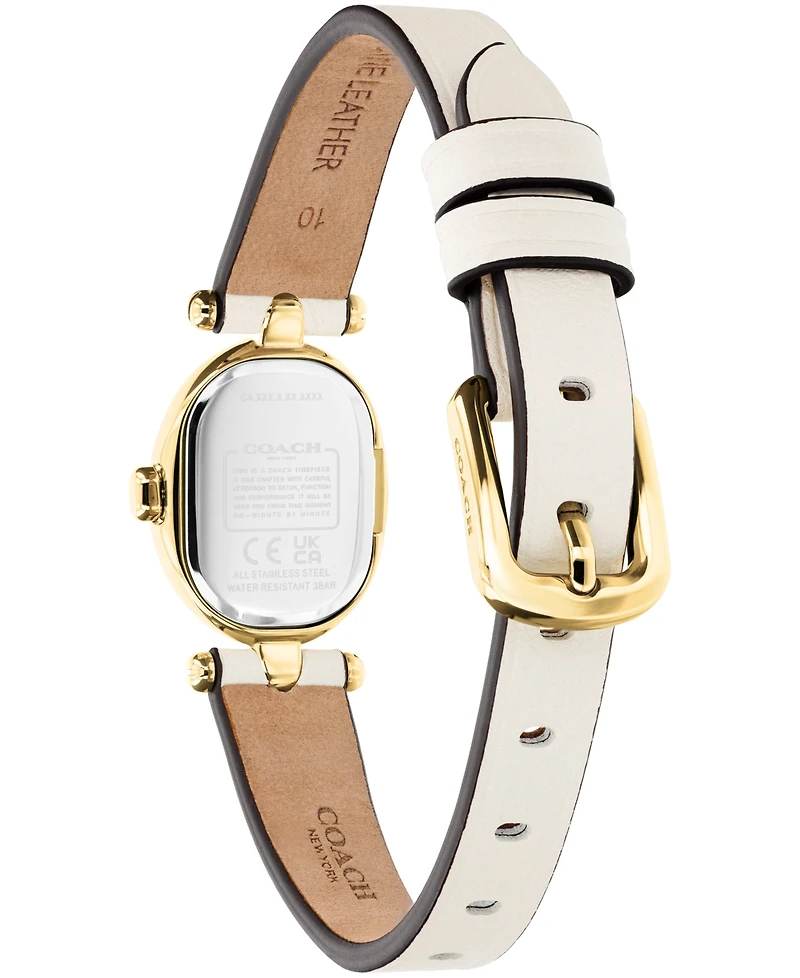 Coach Women's Sammy Chalk Leather Strap Watch 18mm