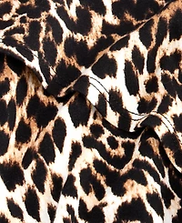 I.n.c. International Concepts Women's Leopard-Print Front Slit Short-Sleeve Midi Dress, Macy's Exclusive
