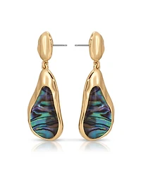 Ettika Hidden Gem Abalone Earrings