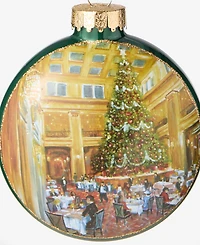 Holiday Lane Chicago Walnut Room Disk Ornament, Macy's Exclusive