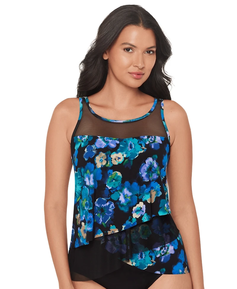 Miraclesuit Women's Secret Garden Mirage Underwire Tankini Top