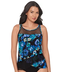 Miraclesuit Women's Secret Garden Mirage Underwire Tankini Top