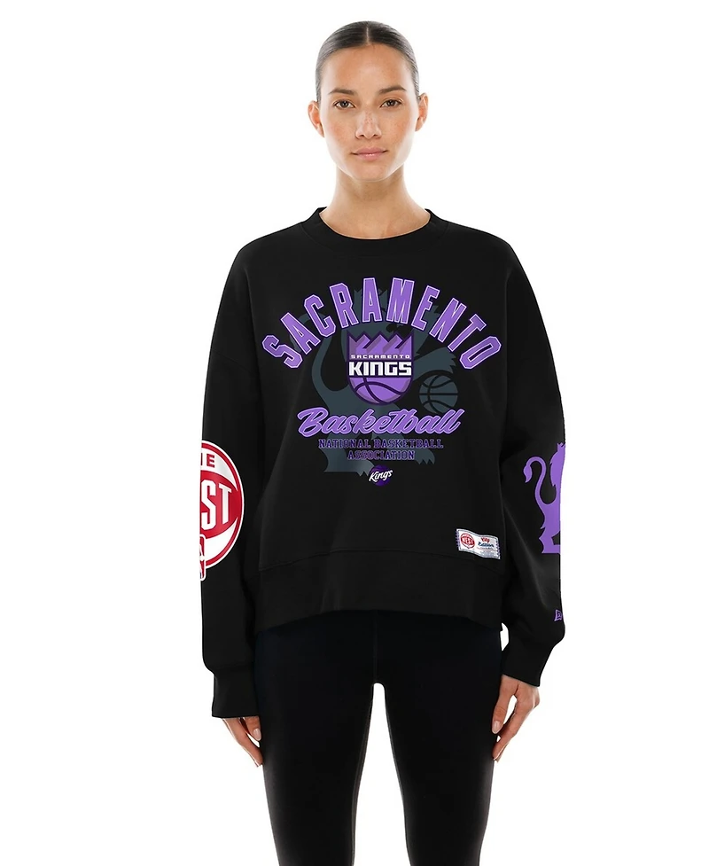 New Era Women's Black Sacramento Kings 2025/26 City Edition Sweatshirt