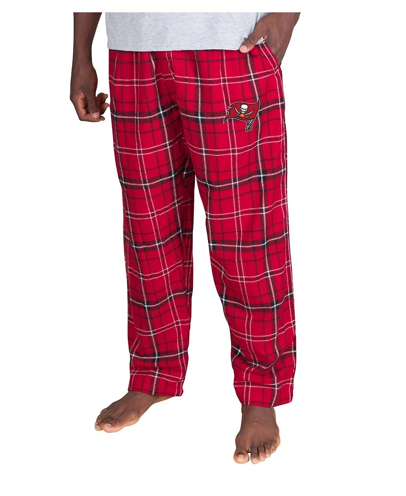 Concepts Sport Men's Red Tampa Bay Buccaneers Ultimate Plaid Flannel Pants