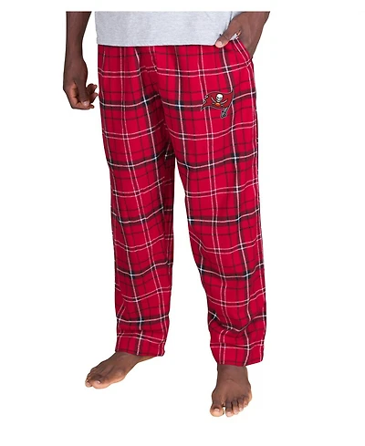 Concepts Sport Men's Red Tampa Bay Buccaneers Ultimate Plaid Flannel Pants