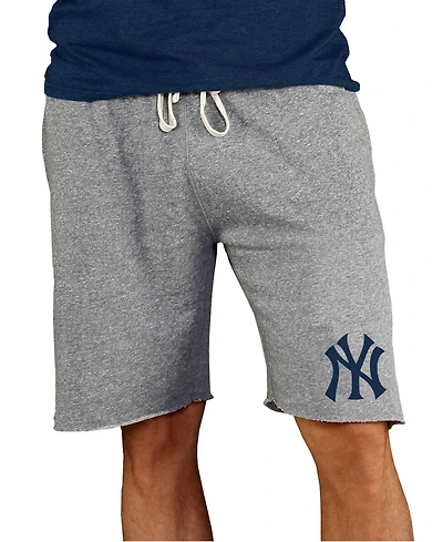 Concepts Sport Men's Gray New York Yankees Mainstream Terry Shorts