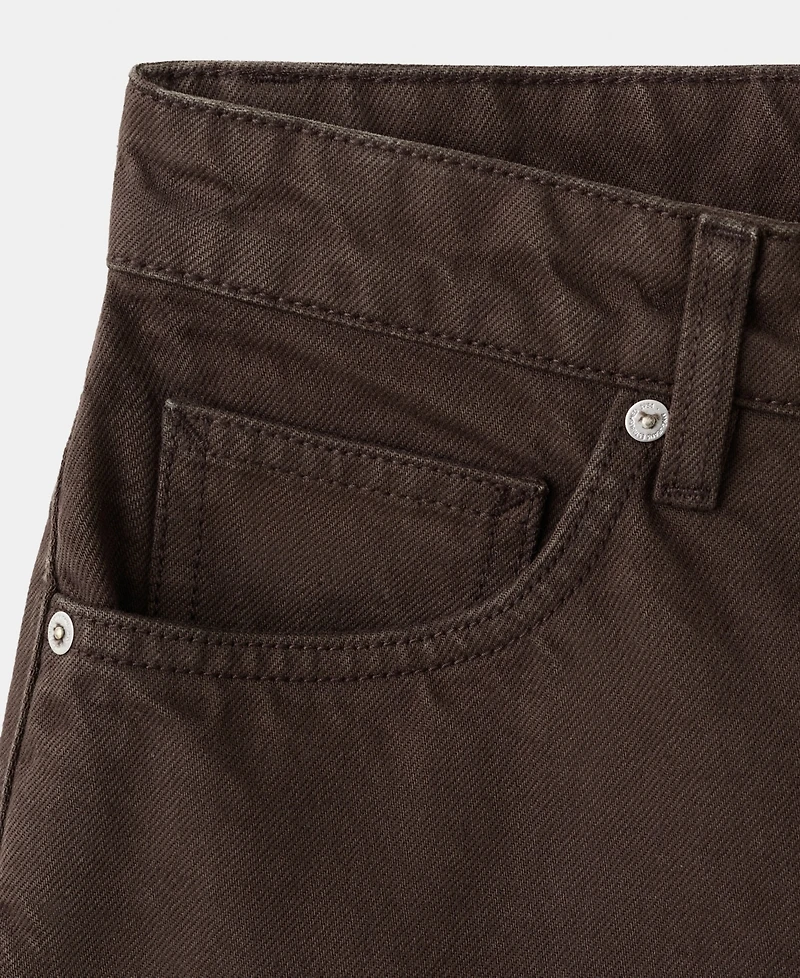 Mango Women's Frayed Hem Straight Bermuda Shorts