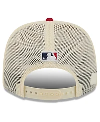 New Era Men's N/A Cream/Red Toronto Blue Jays Usa 250 Fourth of July 9SEVENTY Adjustable Hat