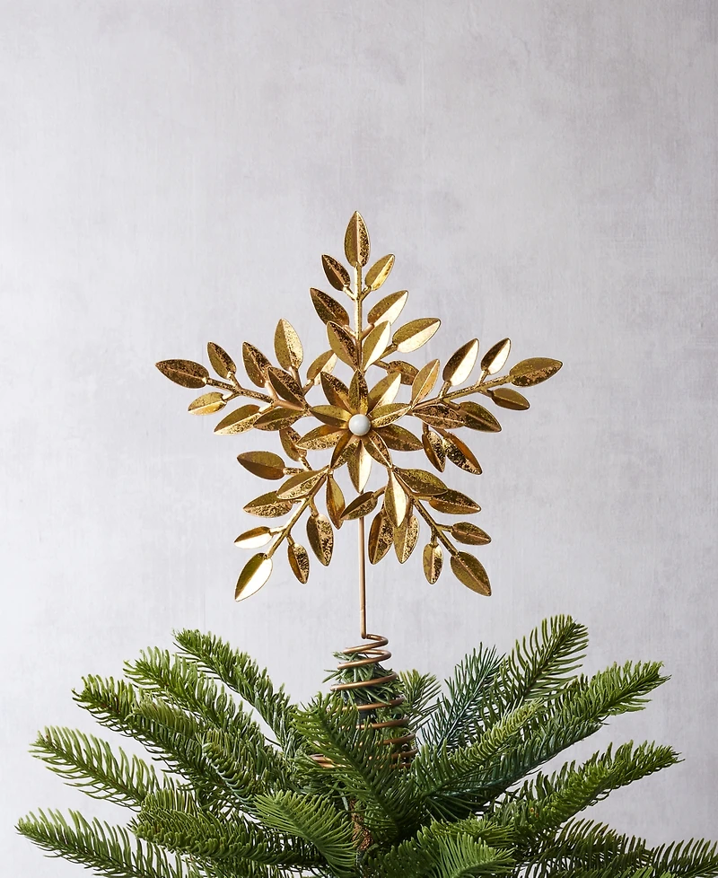 Holiday Lane Opulence Gold-Tone Iron Star Tree Topper, Macy's Exclusive