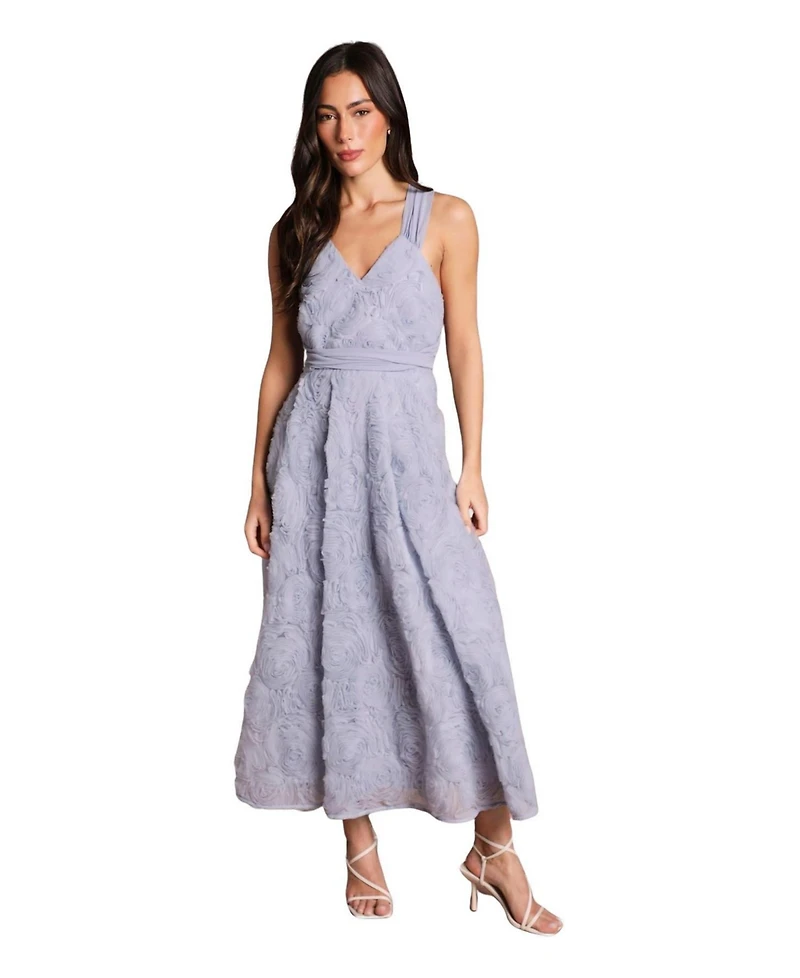 Coast Women's Embroidered Tie Back Maxi Dress