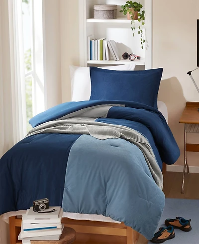 Intelligent Design Stafford Color Block Textured 2-Piece Comforter Set, Twin/Twin Xl